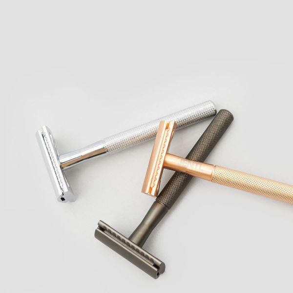 Single Blade, Safety Razor - Brass