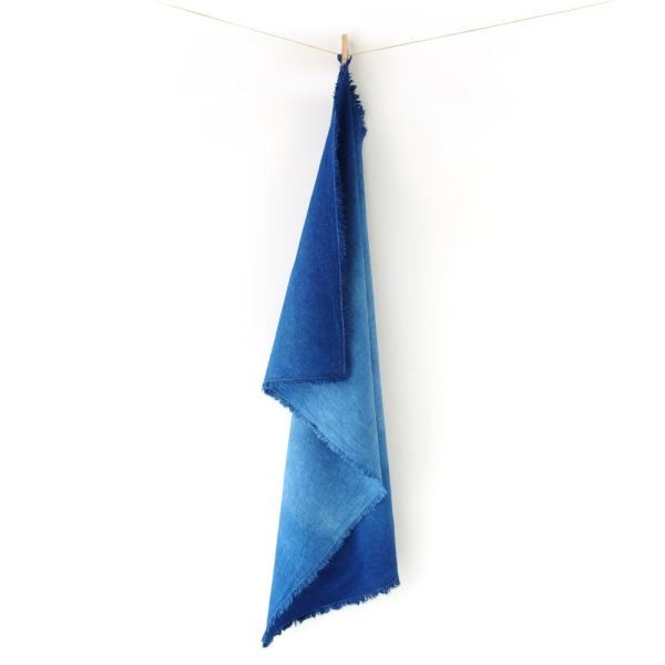 Midnight Blue Ombre Tea towel