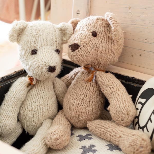 Teddy Bear - Hand Knitted