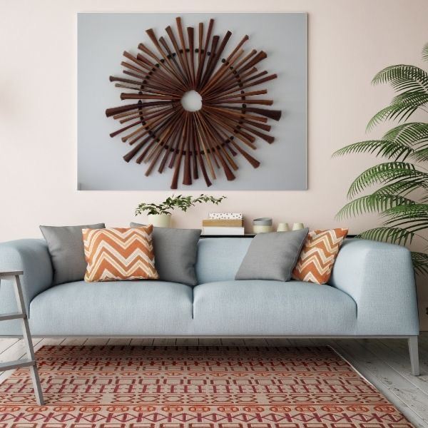 Large round wall hanging