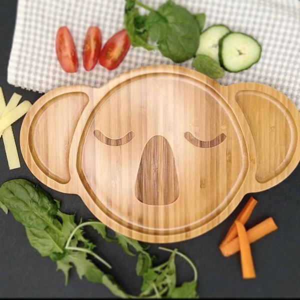 Karri the Koala Bamboo Plate