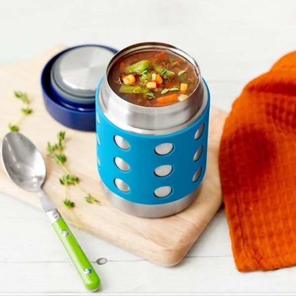 Stainless Steel Insulated Food Container - Aqua