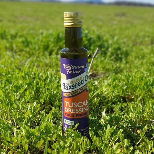 Pure Golden Flaxseed Oil – Tuscan Dressing