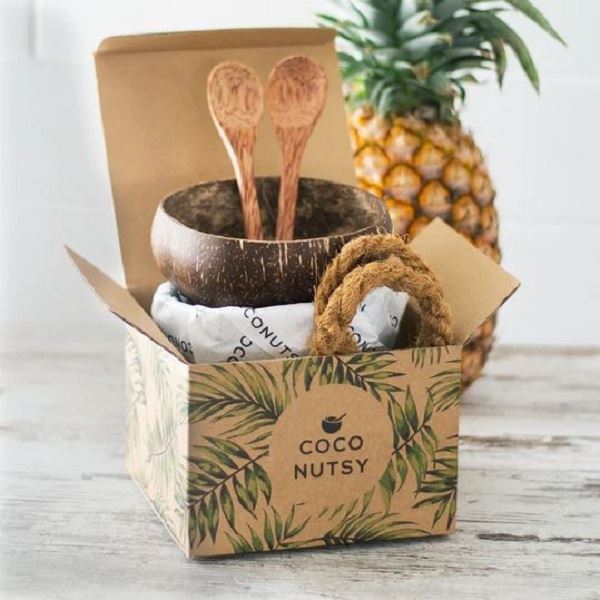 Tropical Coconut Bowl Gift Set