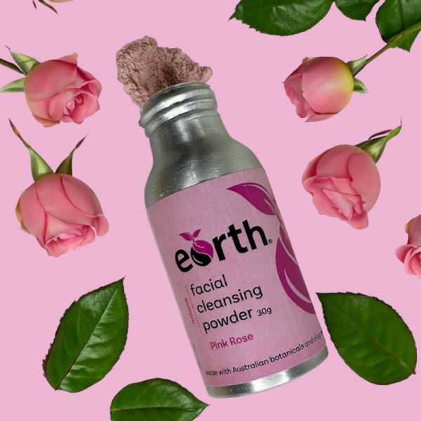 Facial Cleansing Powder – Pink Rose