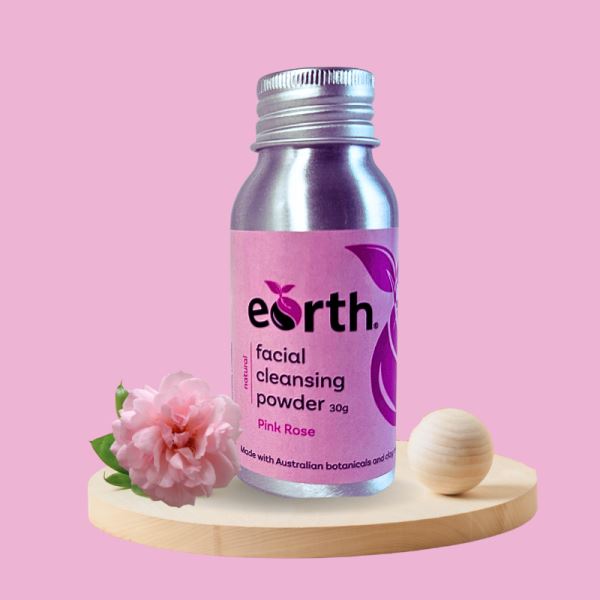 Facial Cleansing Powder – Pink Rose