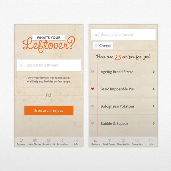 Love Your Leftovers App - Android