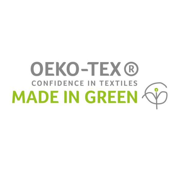 MADE IN GREEN by OEKO-TEX® CERTIFICATION