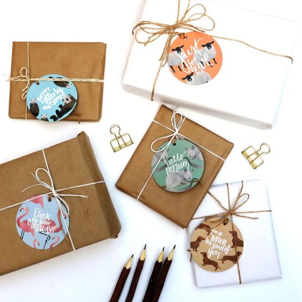 Animal Gift Tag - 10 Pack